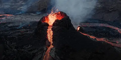 Iceland Volcano Eruption Sparks Concern for Town’s Safety